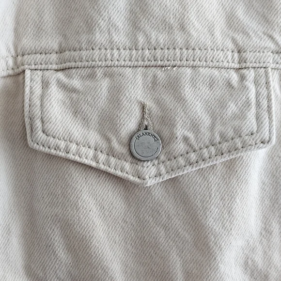 BLANKNYC Sacha Fringed Denim Jacket XS NWT Anthropologie Exclusive Boho Western - Picture 8 of 16